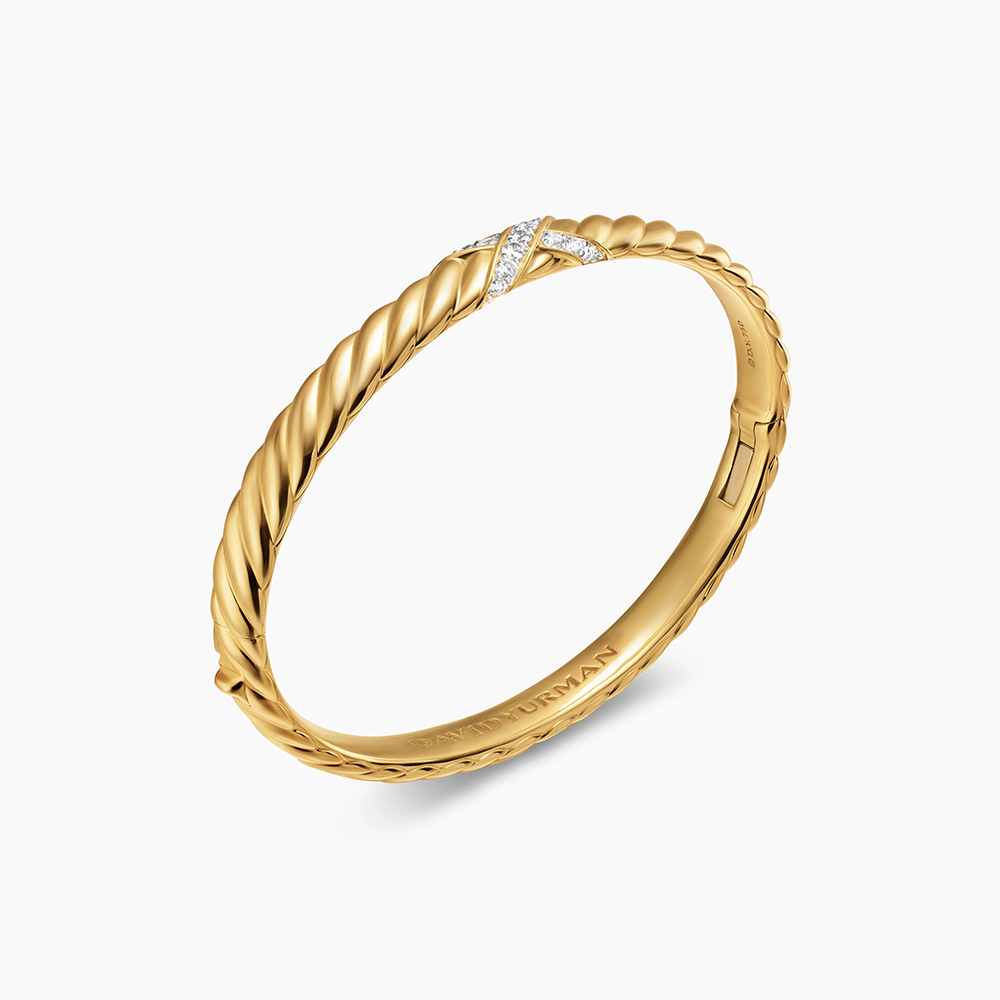 David Yurman Sculpted Cable X Center Station Bracelet