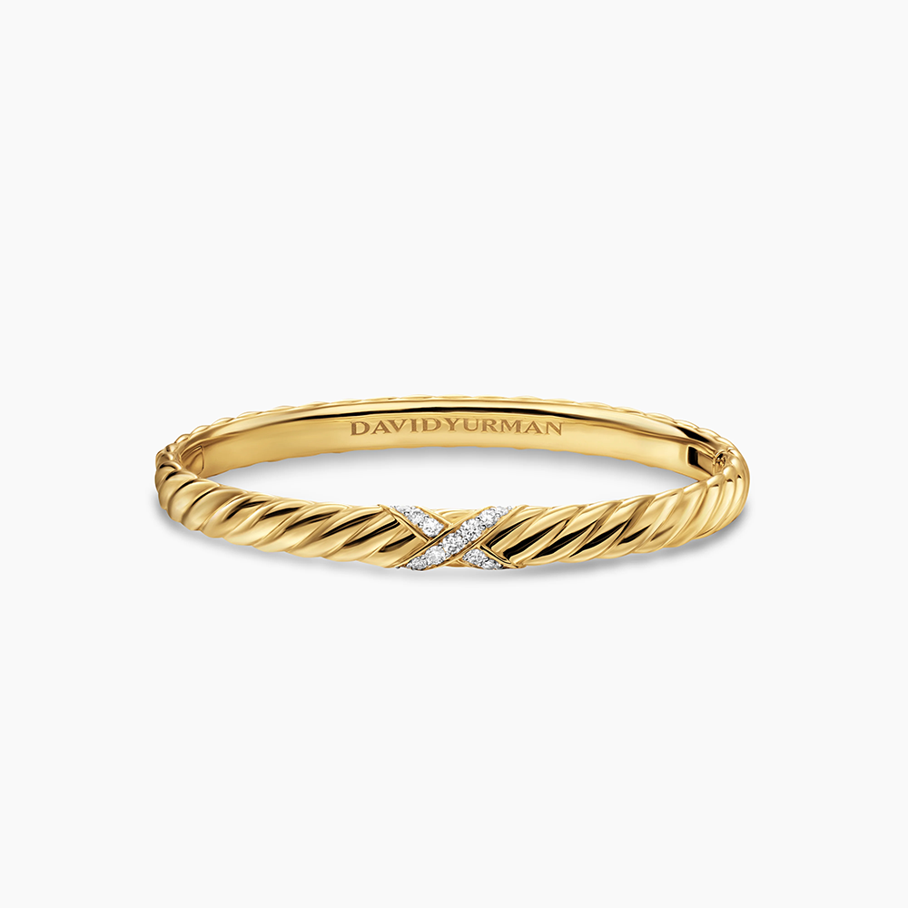 David Yurman Sculpted Cable X Center Station Bracelet