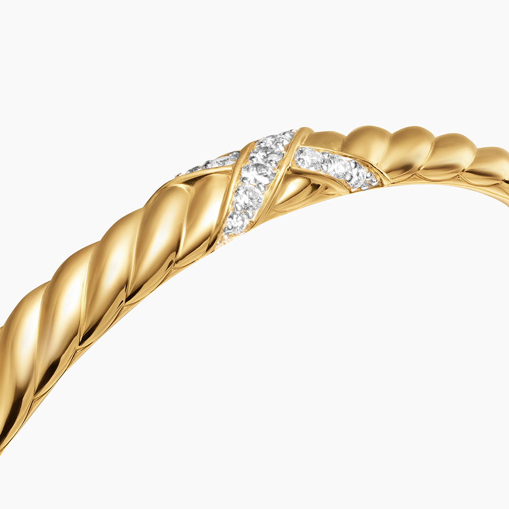 David Yurman Sculpted Cable X Center Station Bracelet