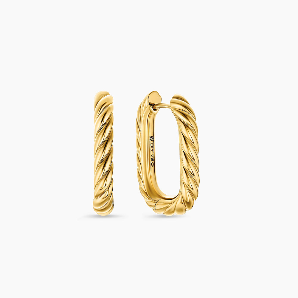 DY Madison® Cable Hoop Earrings