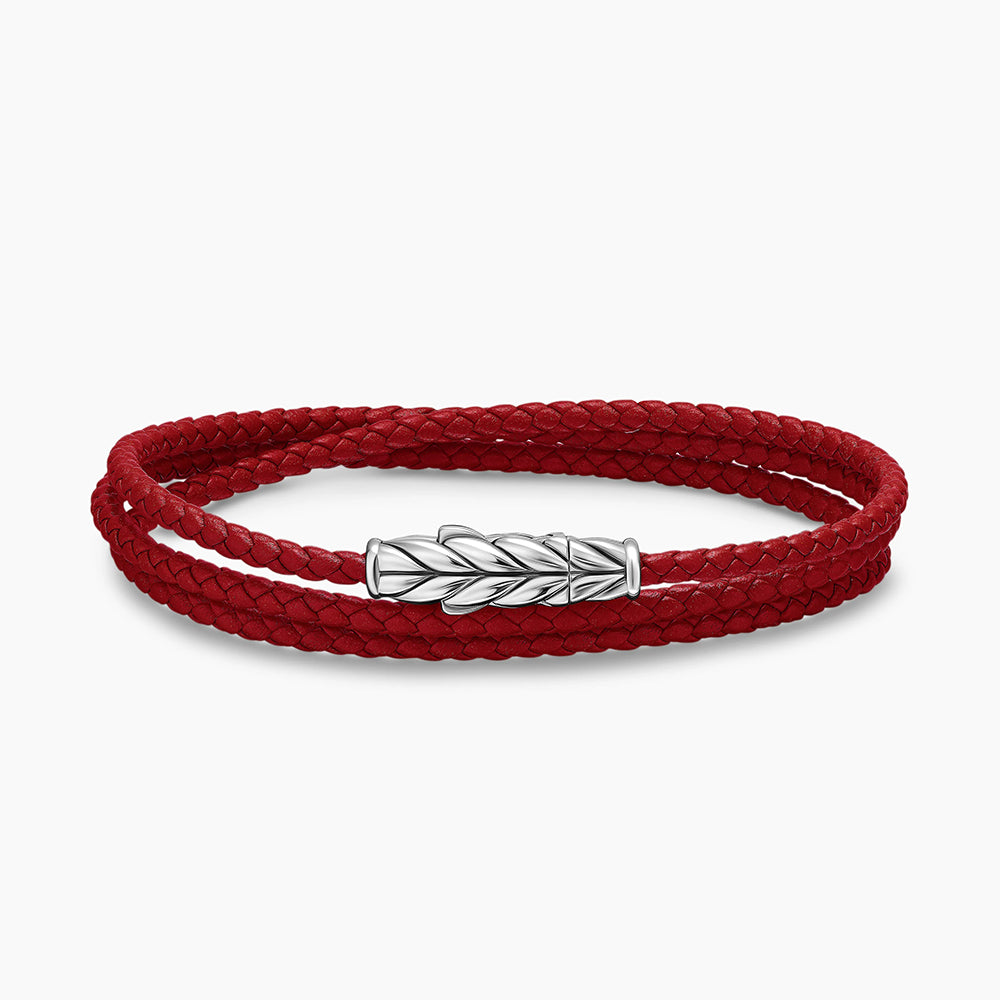 Chevron Triple Wrap Bracelet