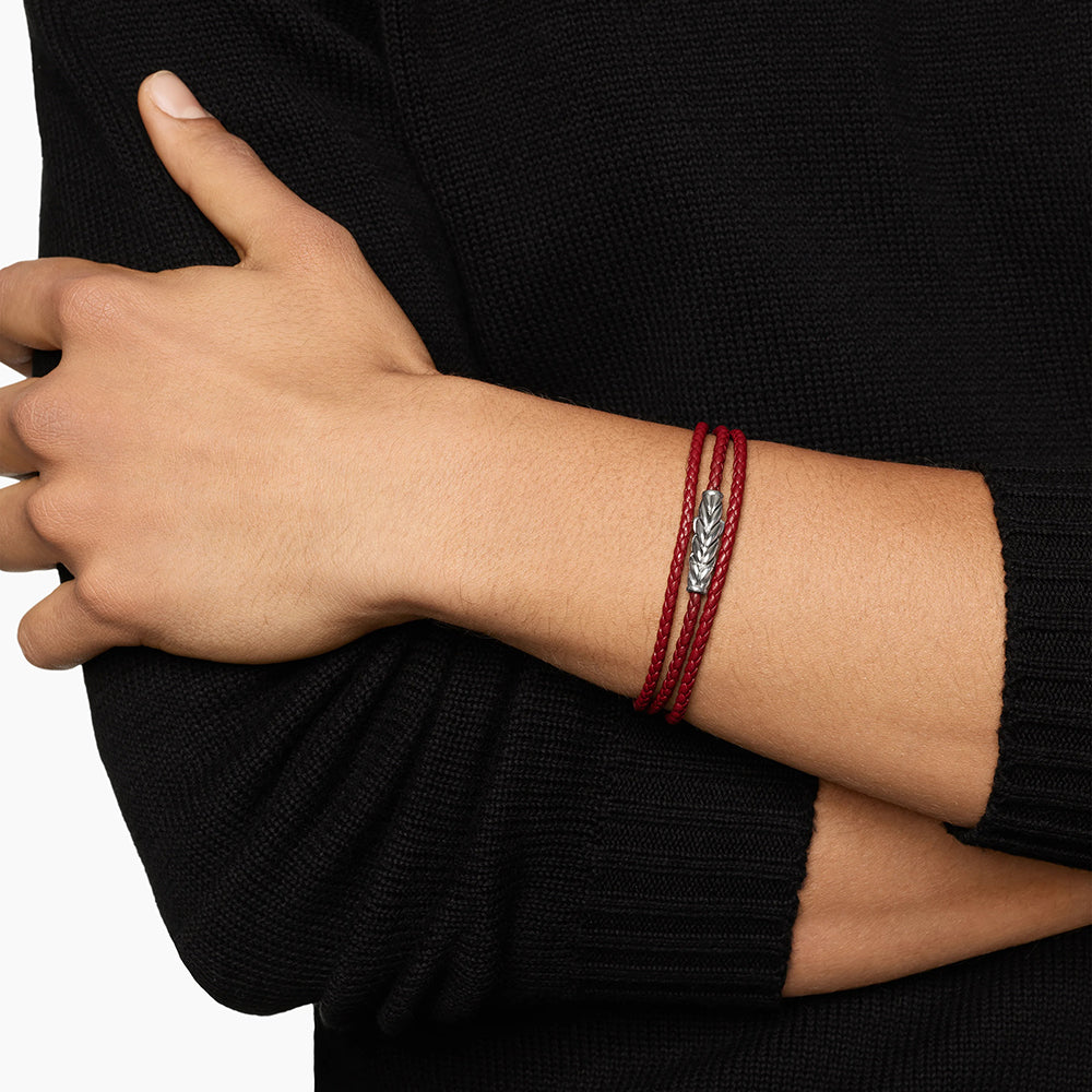 Chevron Triple Wrap Bracelet