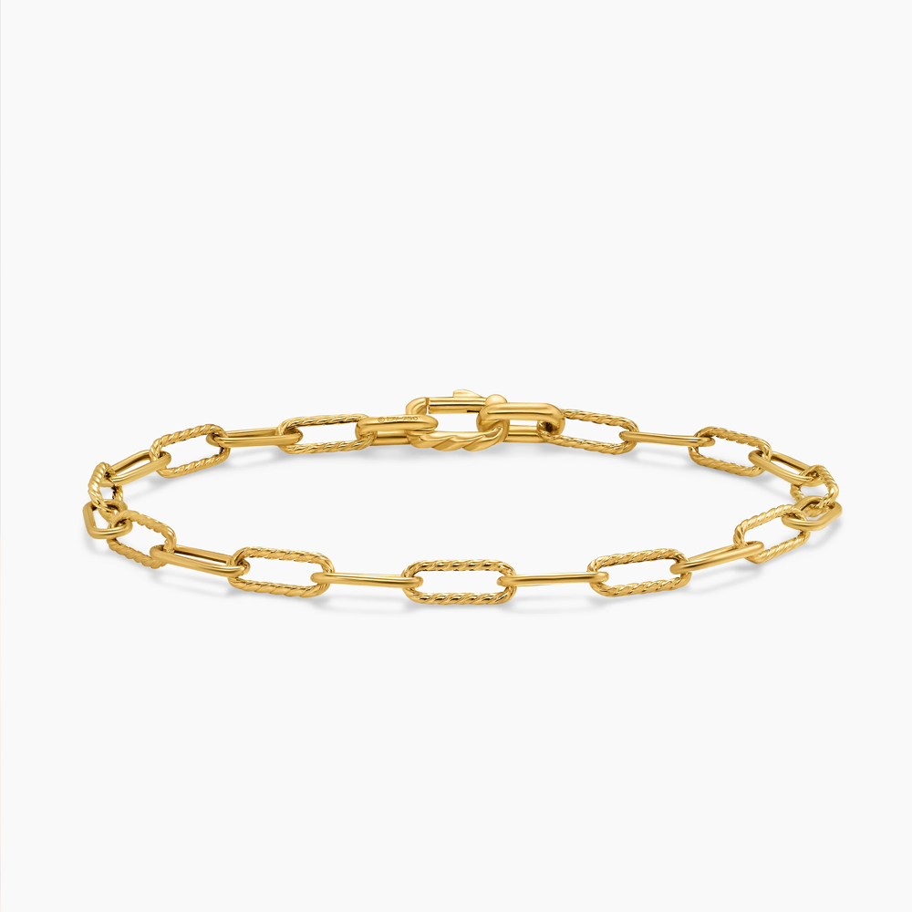 David Yurman Madison® Chain Bracelet in 18ct Yellow Gold
