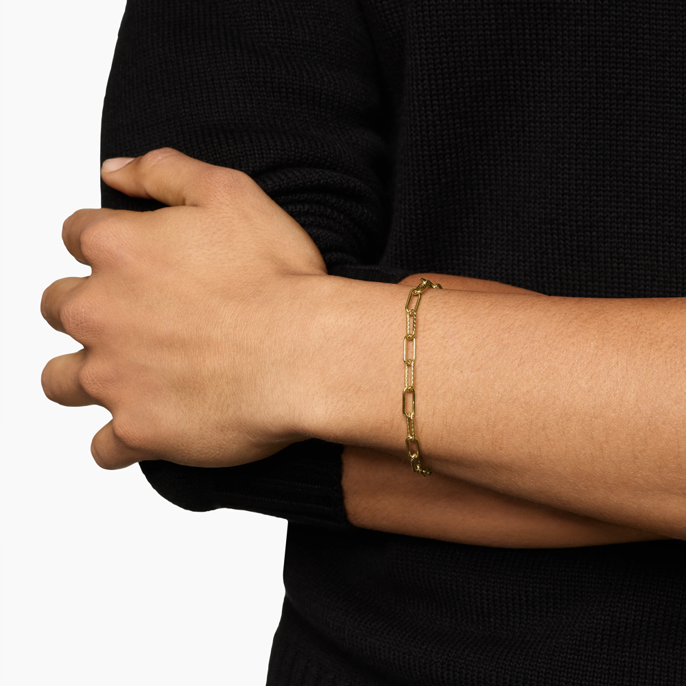 David Yurman Madison® Chain Bracelet in 18ct Yellow Gold