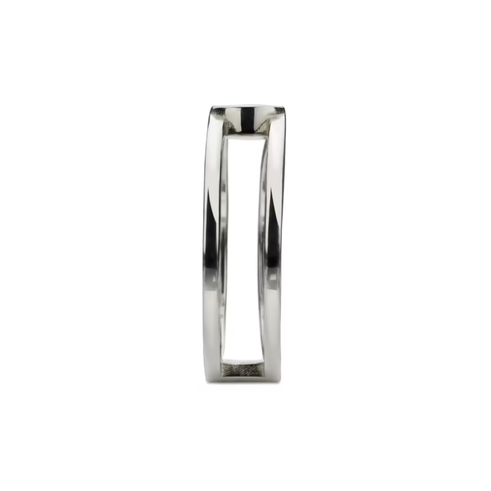 Interlocking G Sterling Silver 6mm Ring