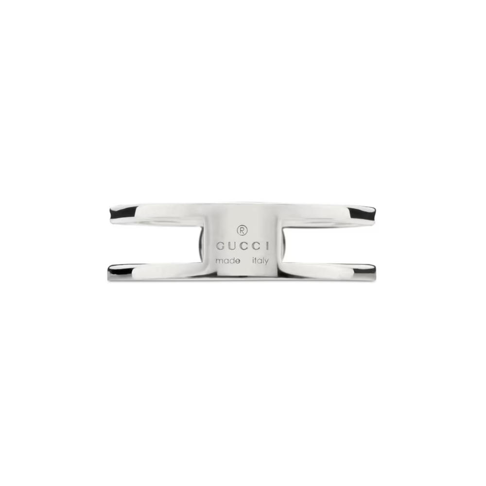 Interlocking G Sterling Silver 6mm Ring