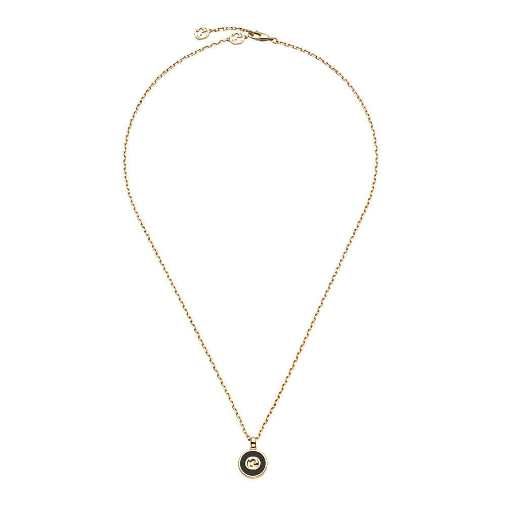Gucci Interlocking 18ct Yellow Gold Chain Necklace