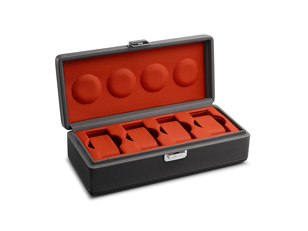 Valigetta 4 Grey/Orange Watch Case