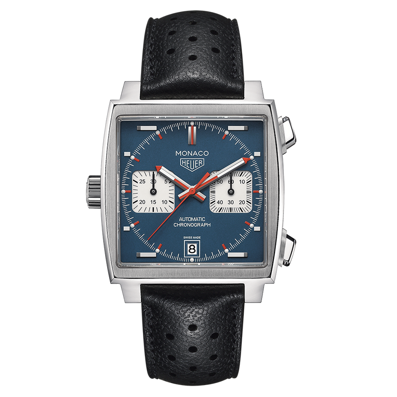 TAG Heuer Monaco Calibre 11 CAW211P.FC6356 — blue dial and square case