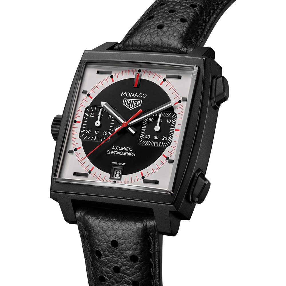 TAG Heuer Monaco Chronograph Stopwatch CAW218F.FC6356