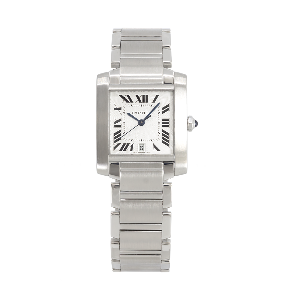 Pre-owned Gents CARTIER Tank Francaise W51002Q3