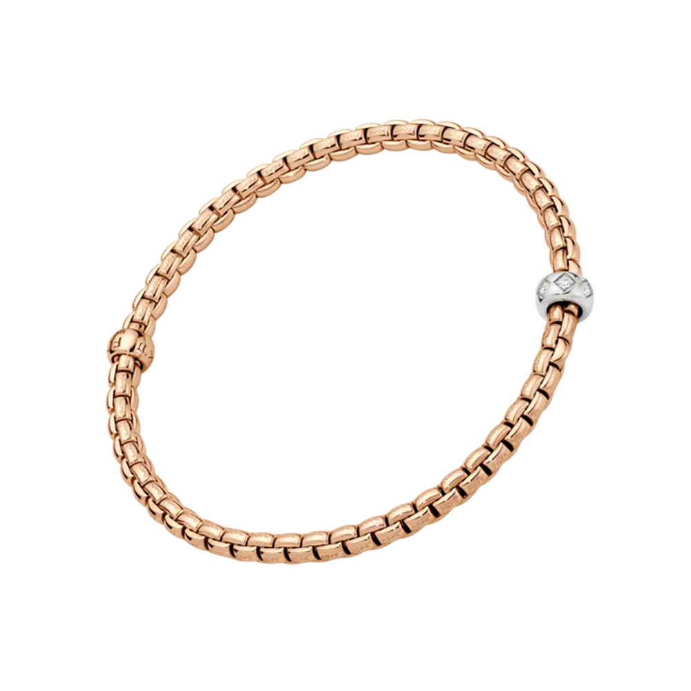 FOPE Eka Flex'It Bracelet with Rhombus-Set Diamonds