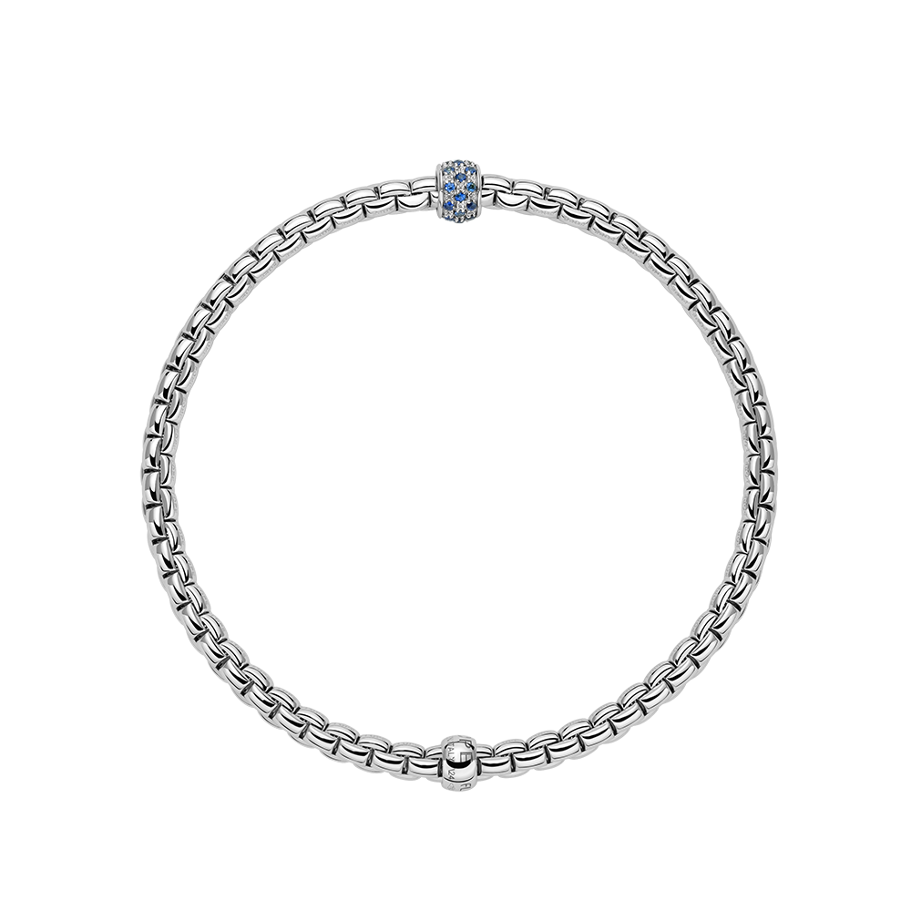 FOPE Eka Flex'it Bracelet with Sapphire Pavé