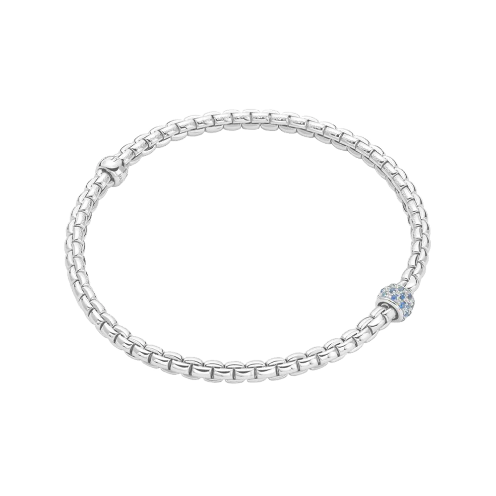 FOPE Eka Flex'it Bracelet with Sapphire Pavé