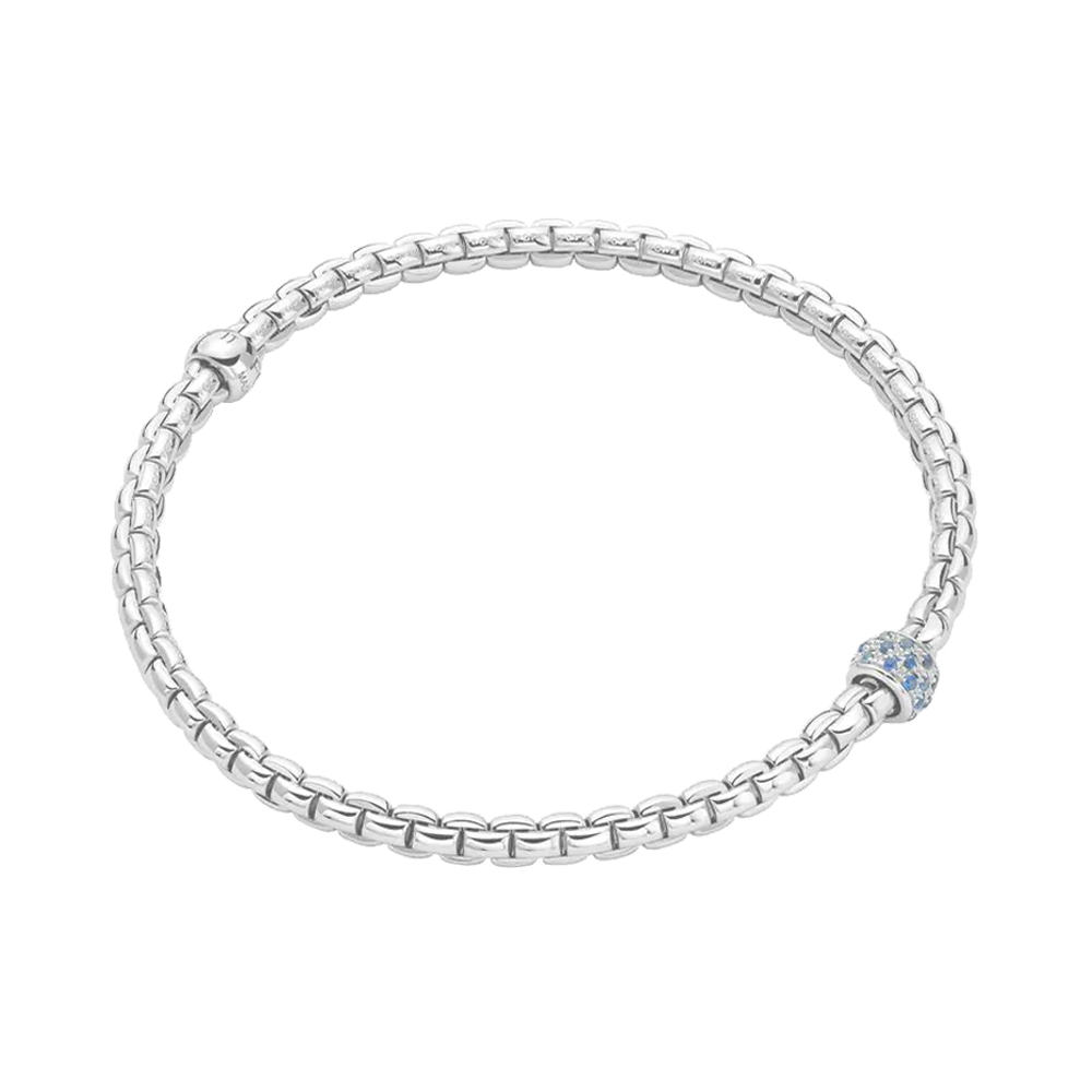 FOPE Eka Flex'it Bracelet with Sapphire Pavé