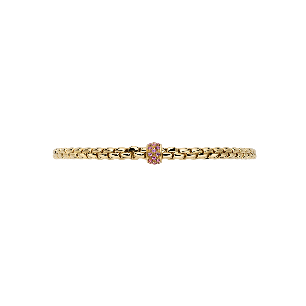 FOPE Eka Flex'it Bracelet with Pink Sapphire Pavé