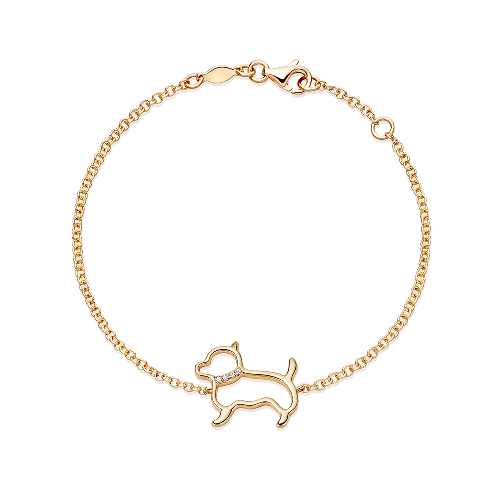 Kiki McDonough Norfolk Terrier Dog Bracelet