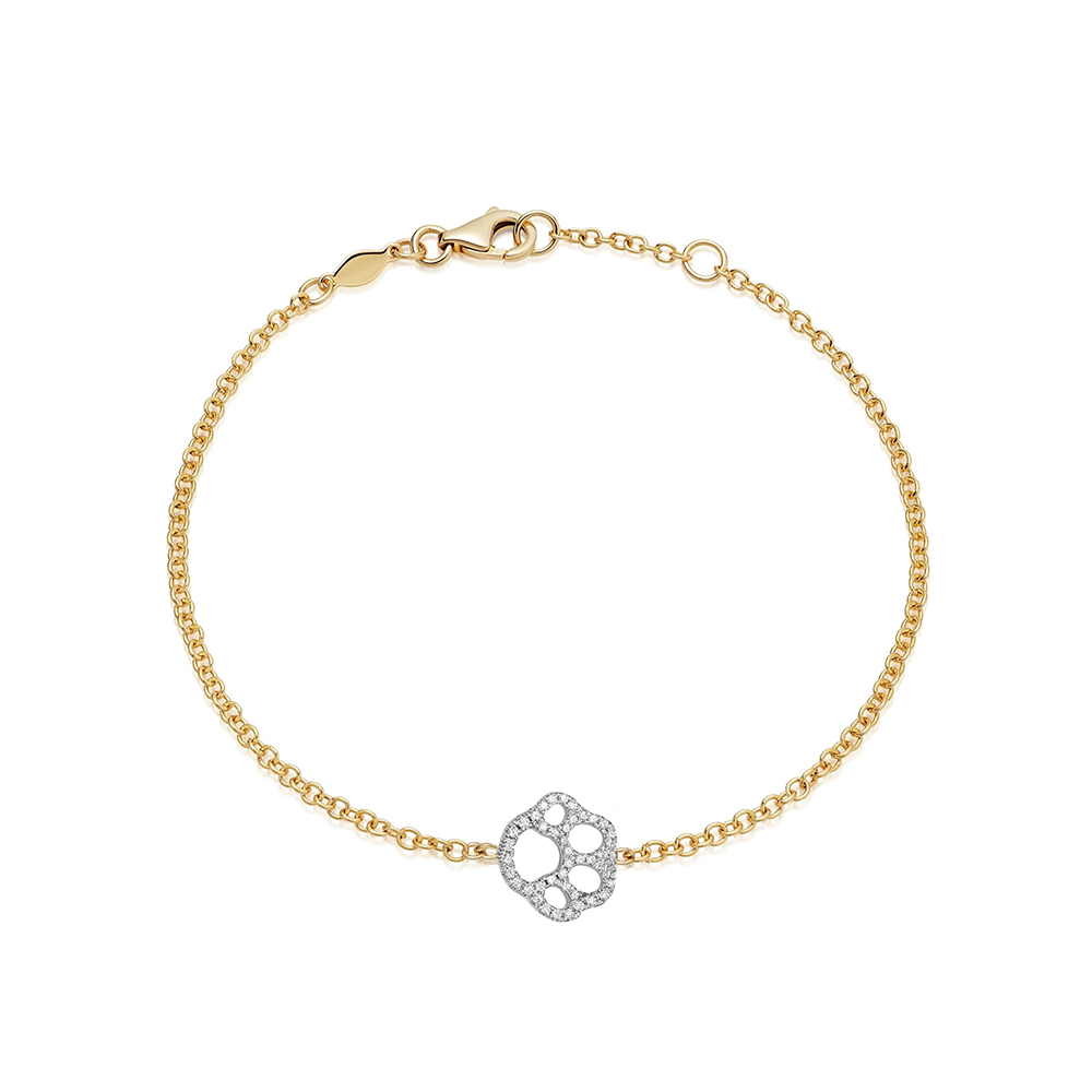 Kiki McDonough Memories Diamond Paw Bracelet