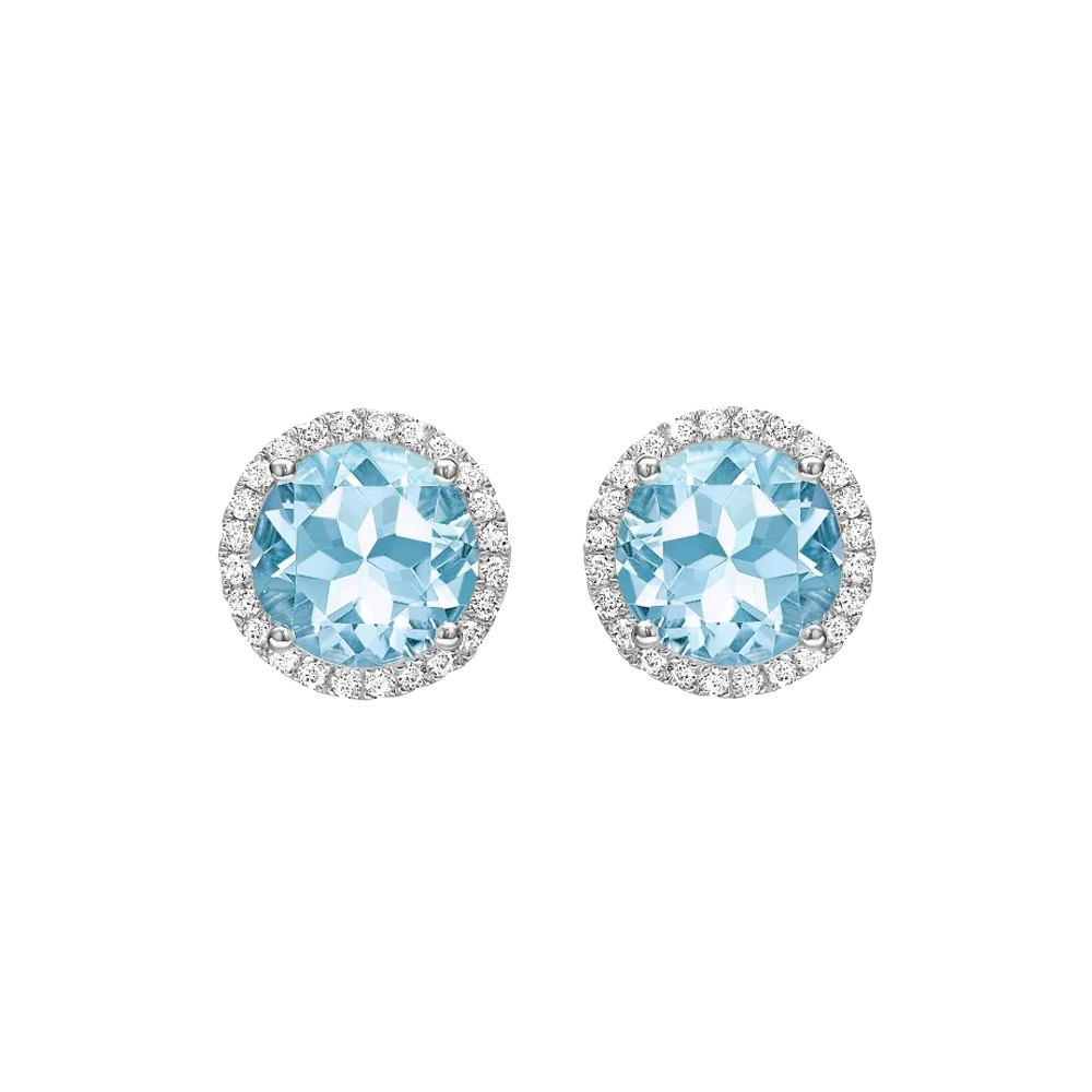 Kiki McDonough Grace Blue Topaz Stud Earrings