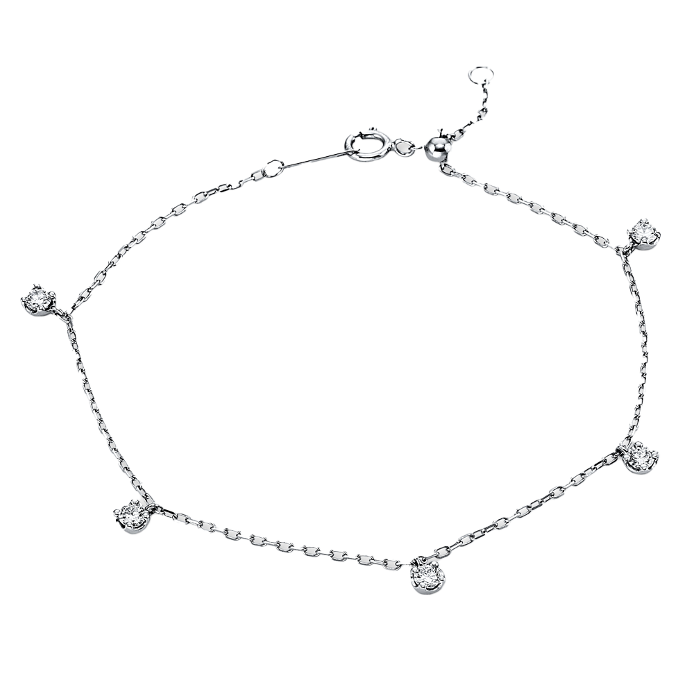 Love Diamonds 0.37ct Diamond White Gold Bracelet