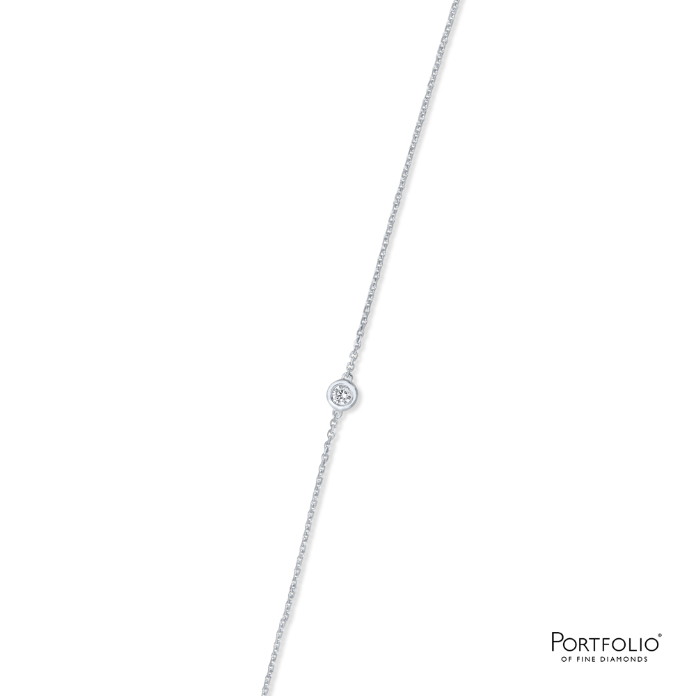 Love Diamonds 0.27ct Diamond White Gold Bracelet