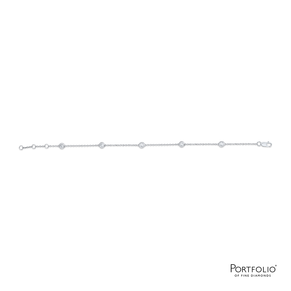 Love Diamonds 0.45ct Diamond White Gold Bracelet
