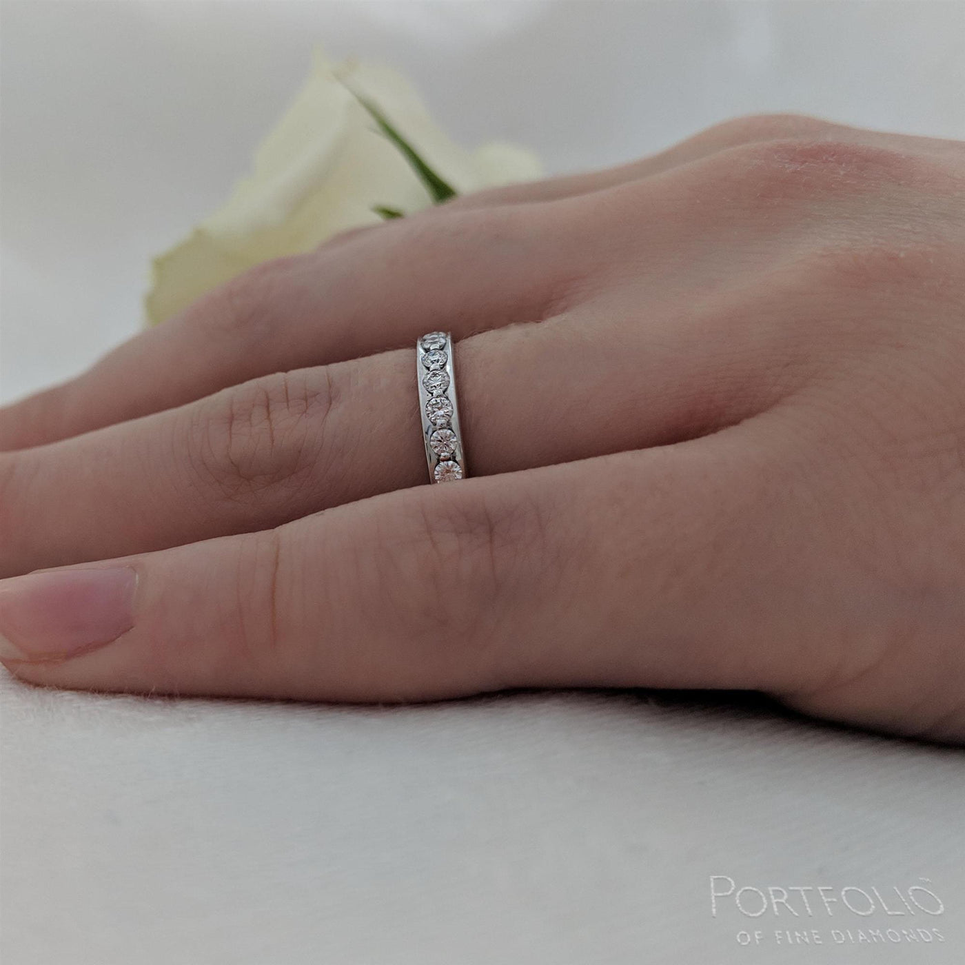 0.30ct Diamond Platinum Wedding Ring