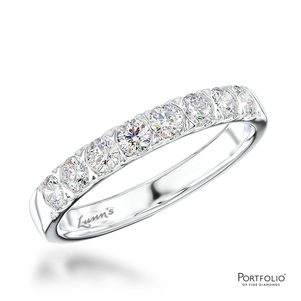 0.52ct Diamond Platinum Wedding Ring