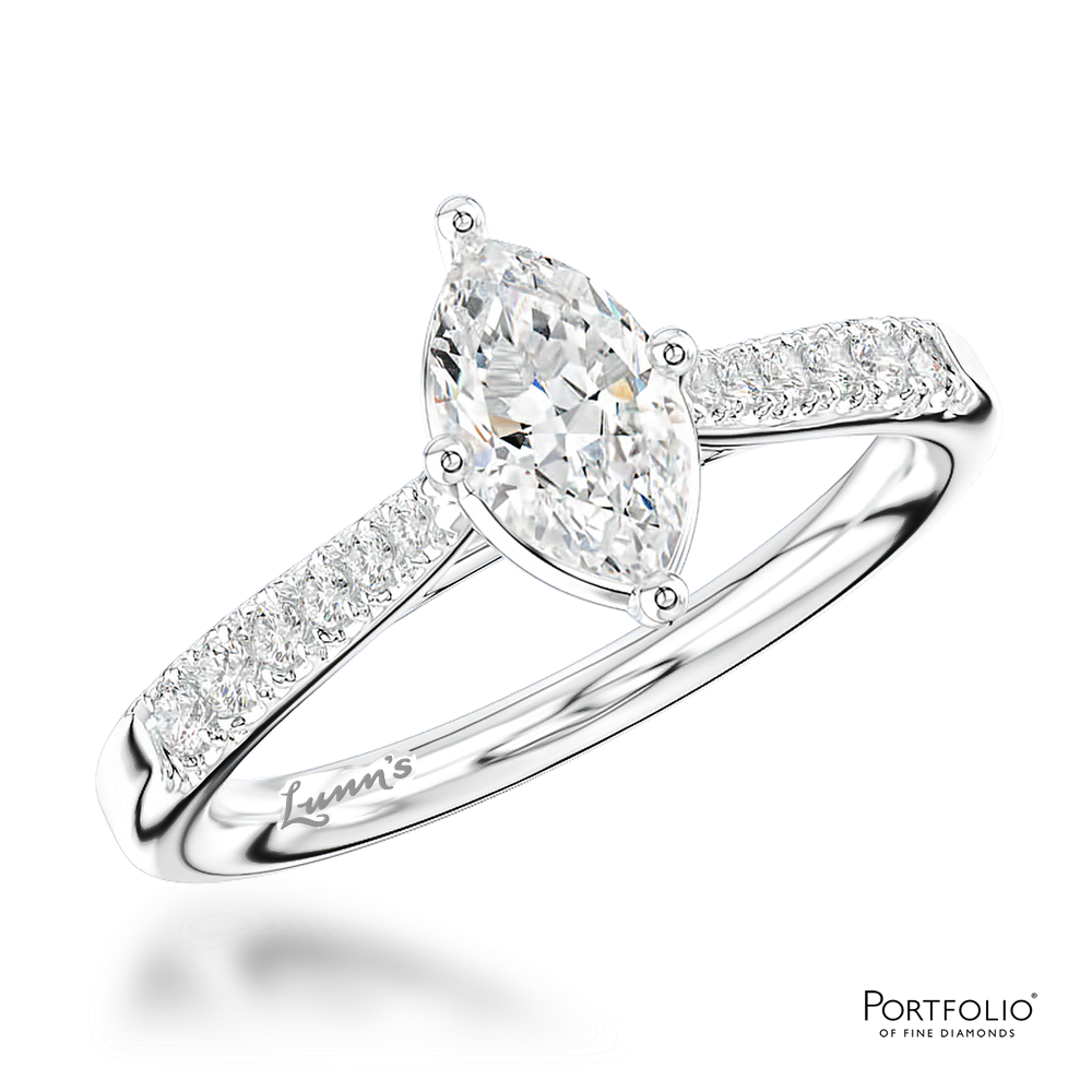 Solitaire 0.70ct D SI1 Diamond Platinum Ring