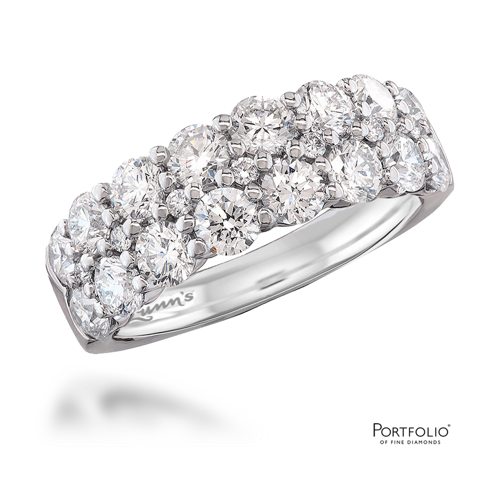 Platinum and Diamond Ring