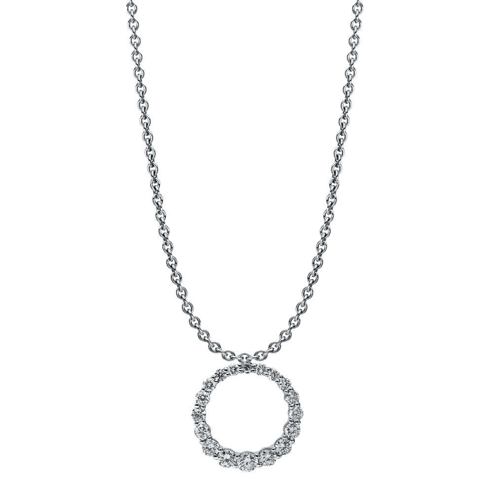 Eternal 0.46ct Diamond White Gold Necklace