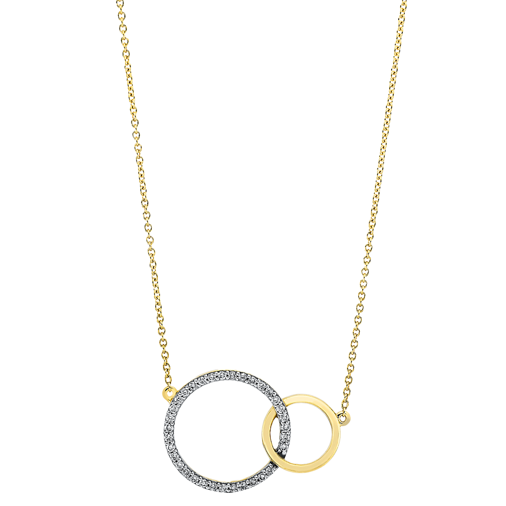 Eternal 0.16ct Diamond Yellow Gold Necklace