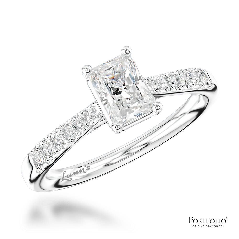 Solitaire 0.70ct E VS2 Diamond Platinum Ring