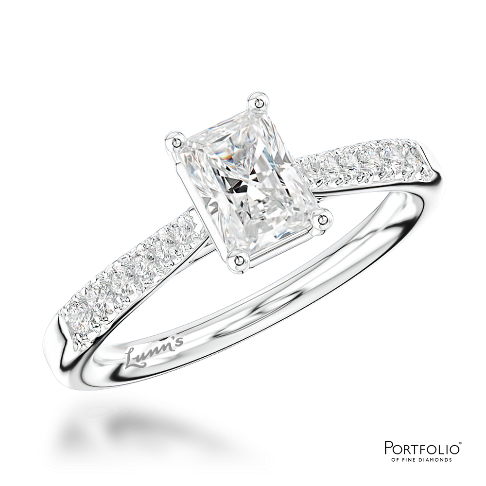Solitaire 1.01ct G SI1 Diamond Platinum Ring