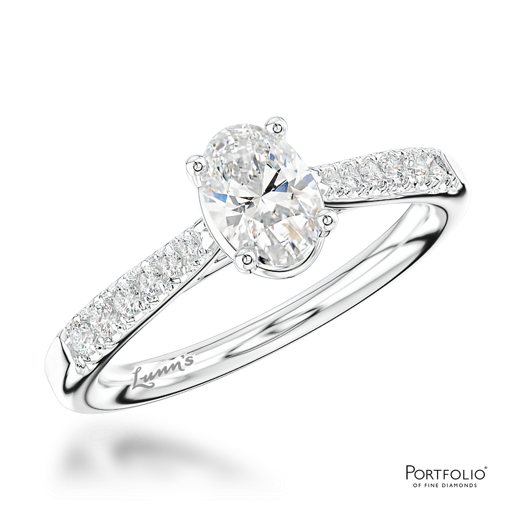 Solitaire 0.40ct G SI1 Diamond Platinum Ring