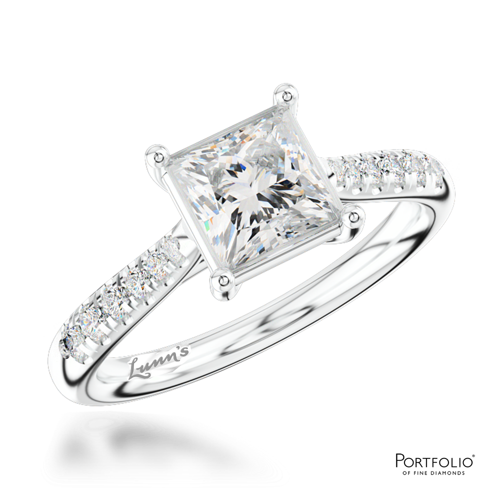 Solitaire 1.06ct G SI1 Diamond Platinum Ring