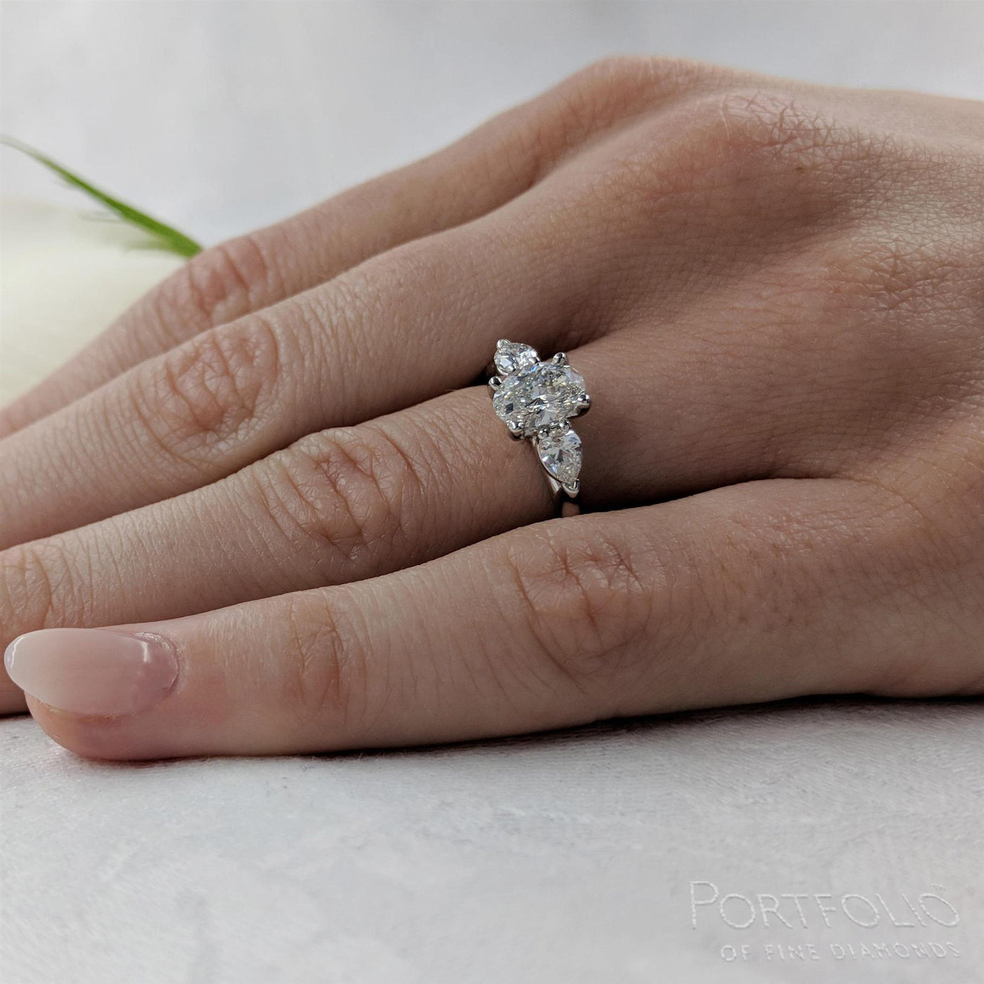 Three Stone 0.70ct D VS2 Diamond Yellow Gold/Platinum Ring