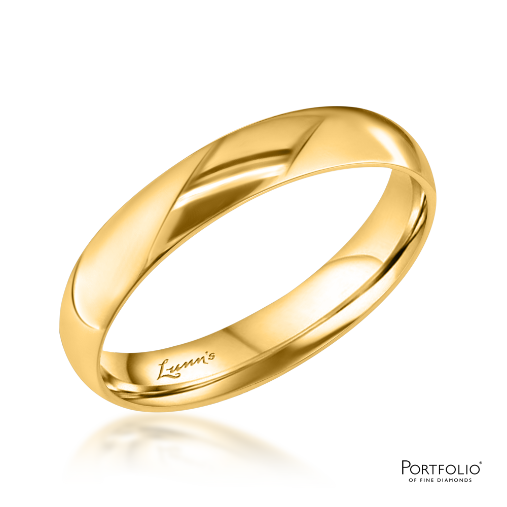 Yellow Gold 2mm Light Court Wedding Ring