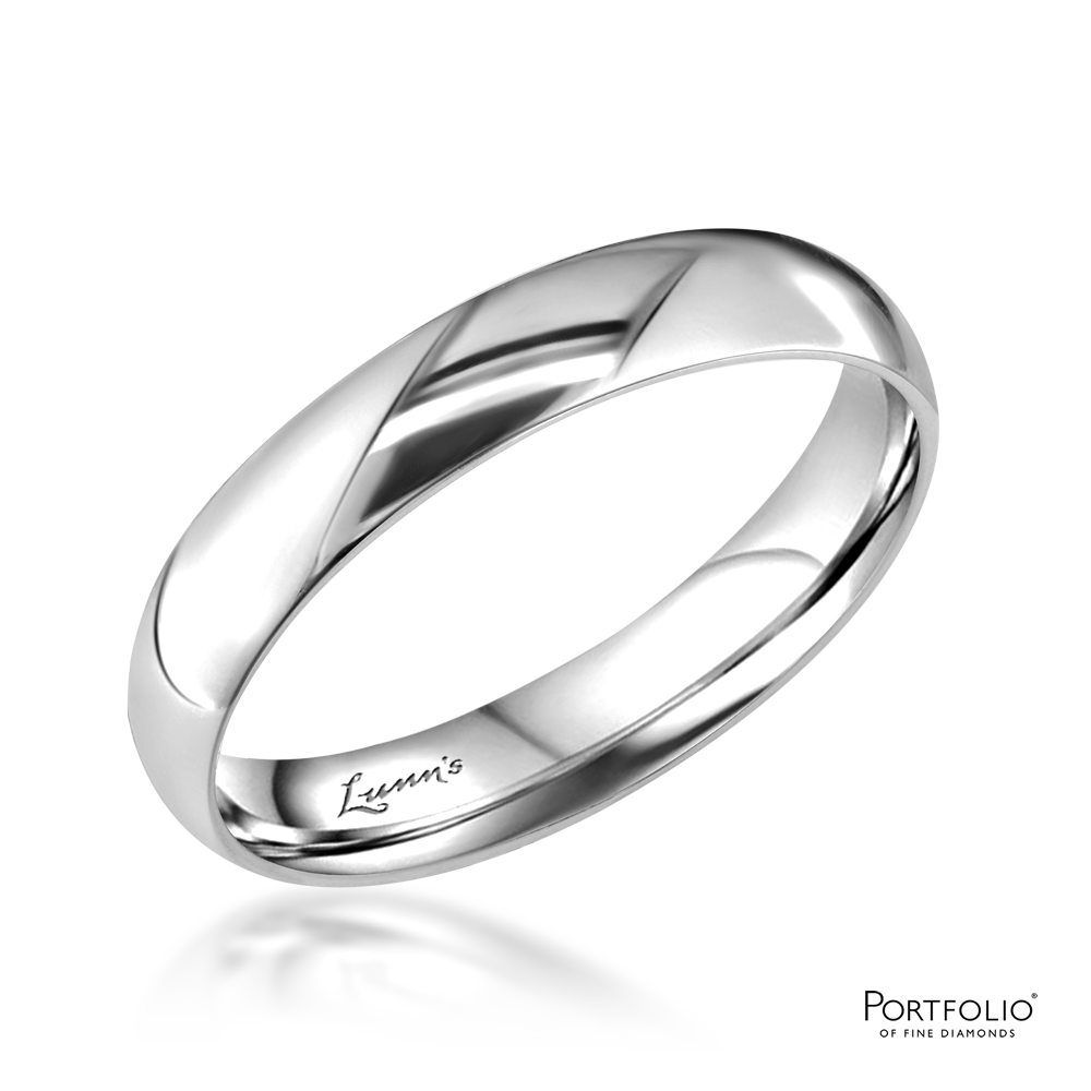 Platinum 2mm Medium Court Wedding Ring