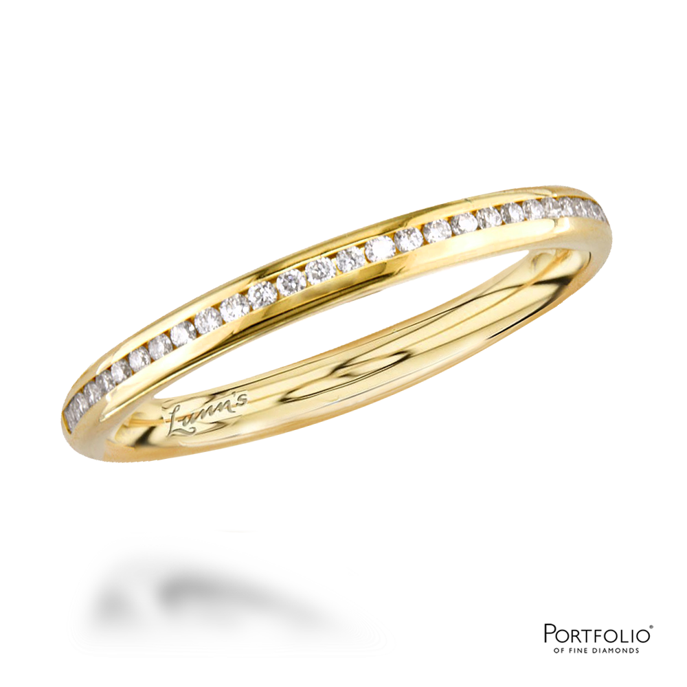 0.13ct Diamond Yellow Gold Wedding Ring Lunn's Jewellers