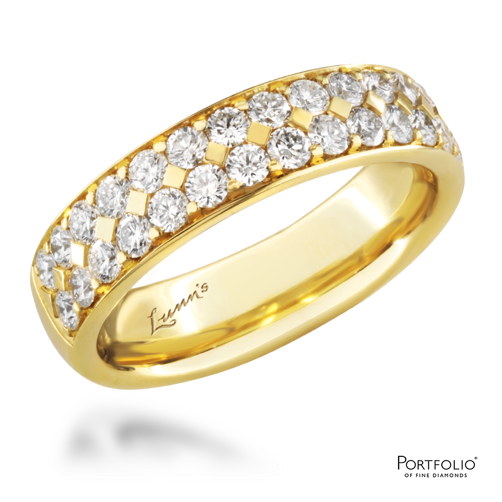 0.85ct Diamond Yellow Gold Ring