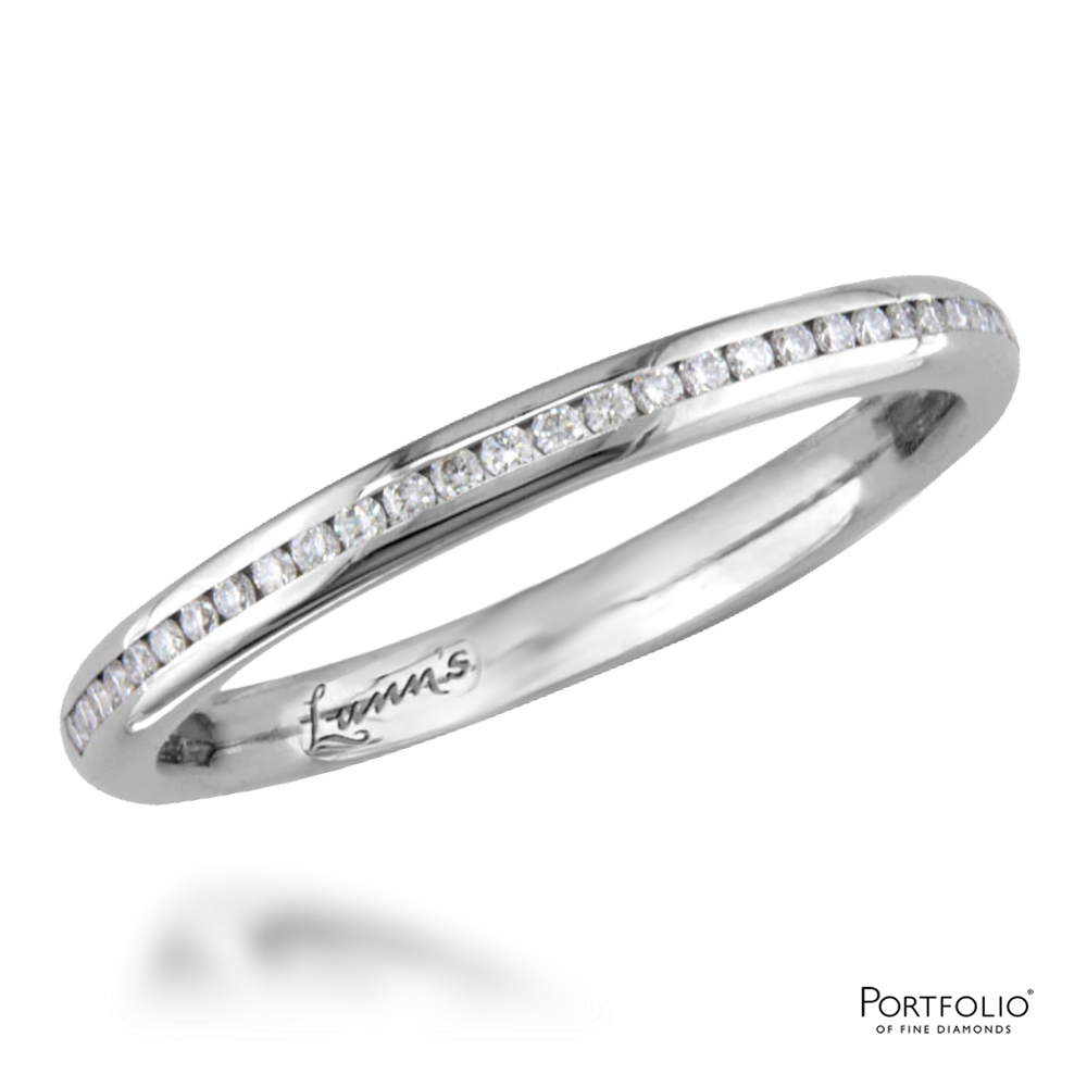 0.15ct Diamond Platinum Wedding Ring