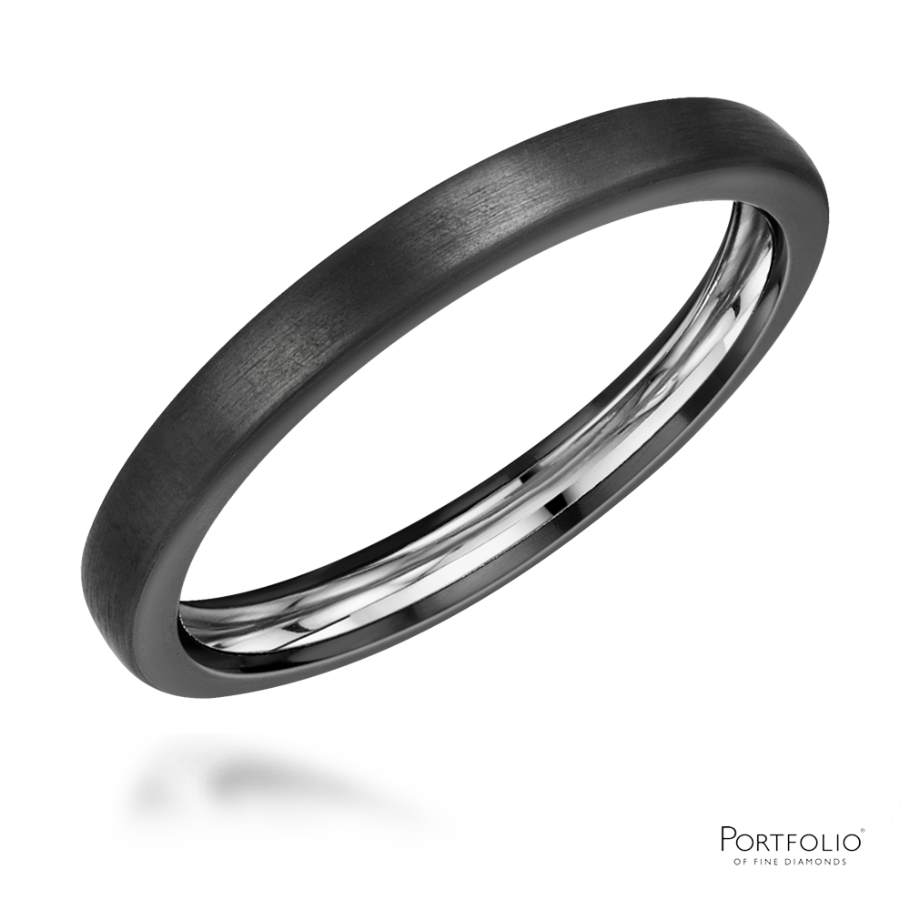 Zirconium 2.5mm Wedding Ring