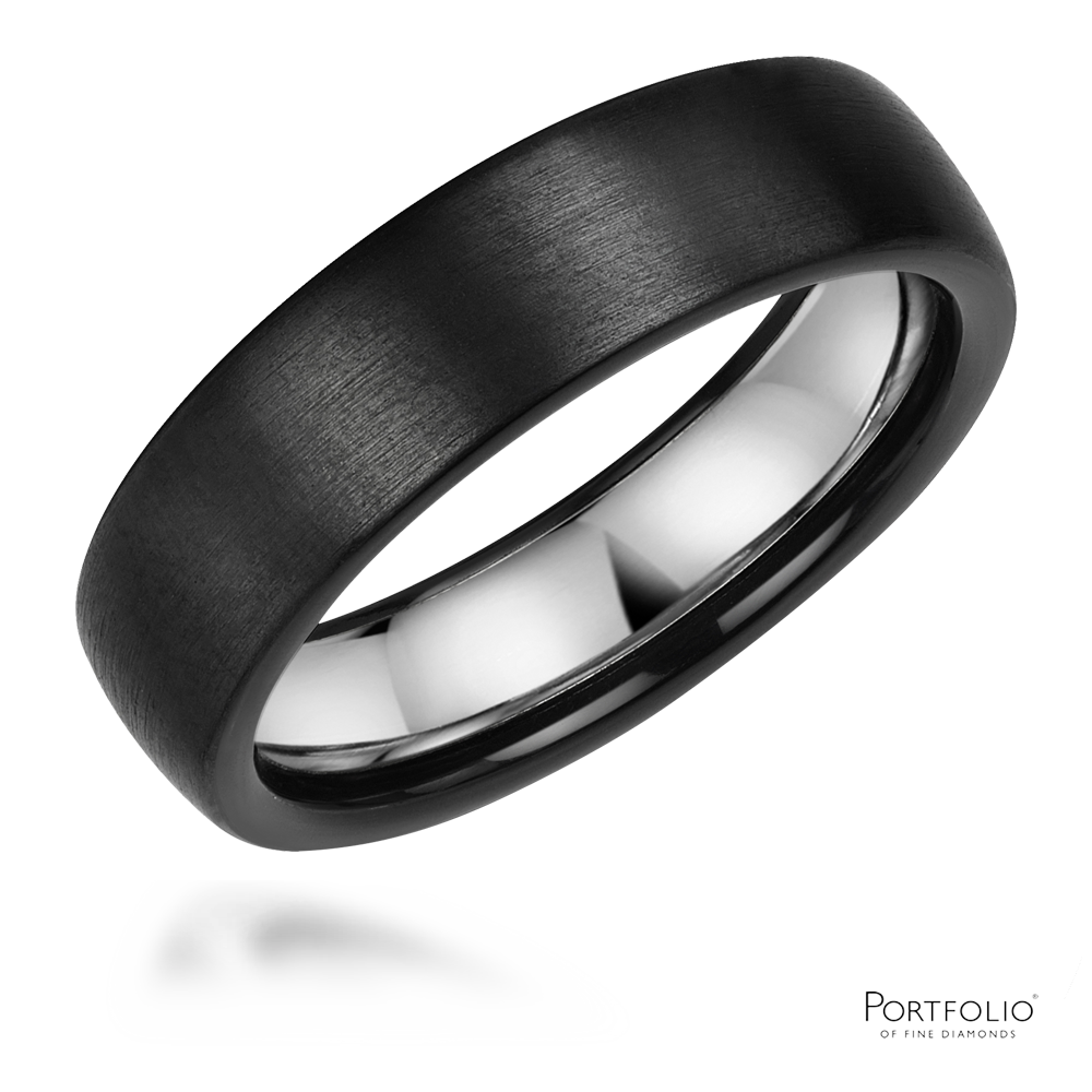 Zirconium 6mm Wedding Ring