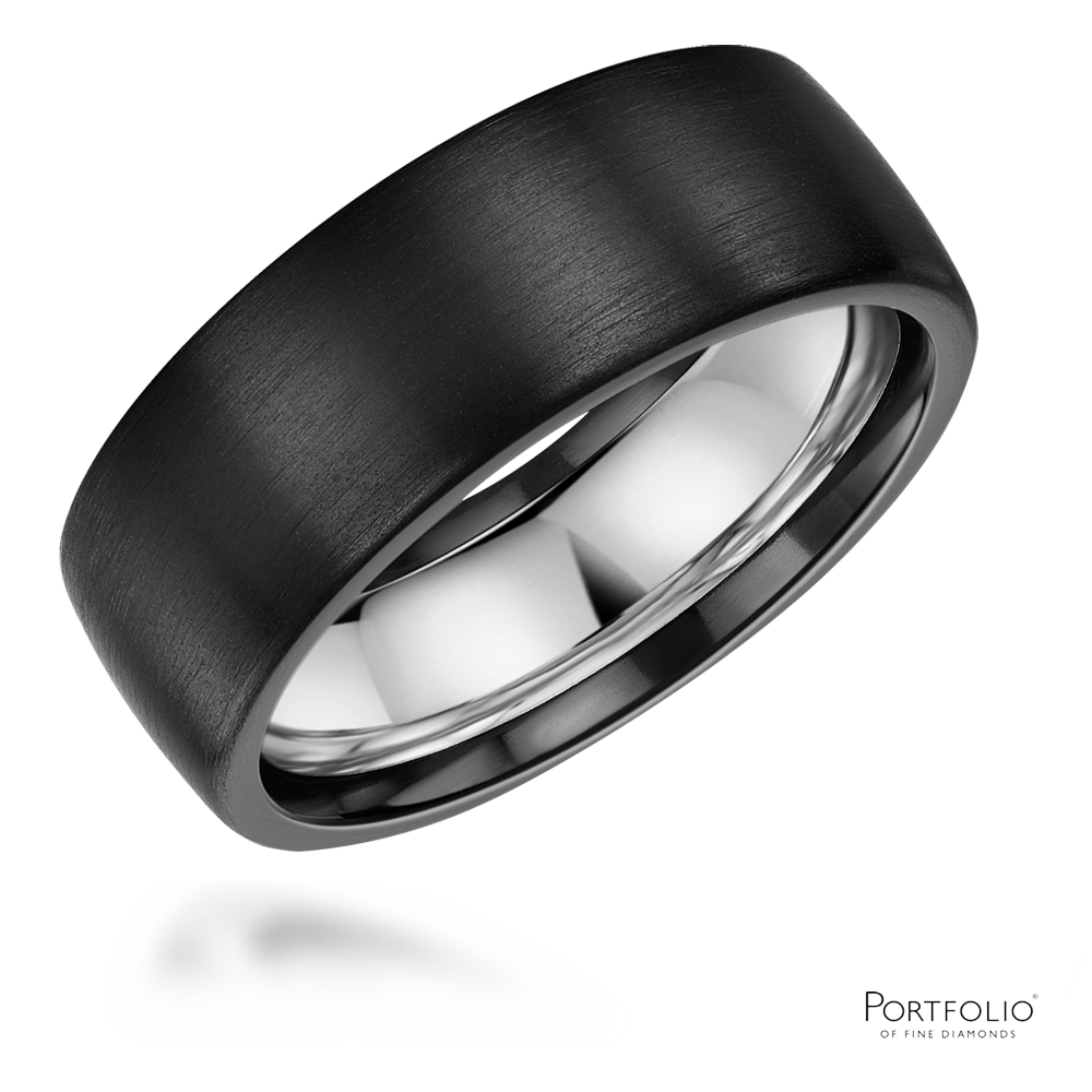 Zirconium 8mm Wedding Ring