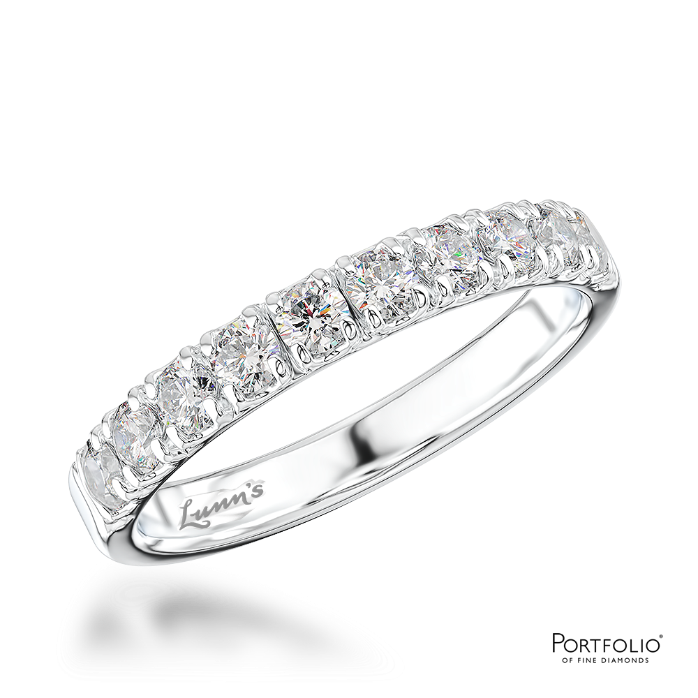 0.53ct Diamond Platinum Wedding Ring