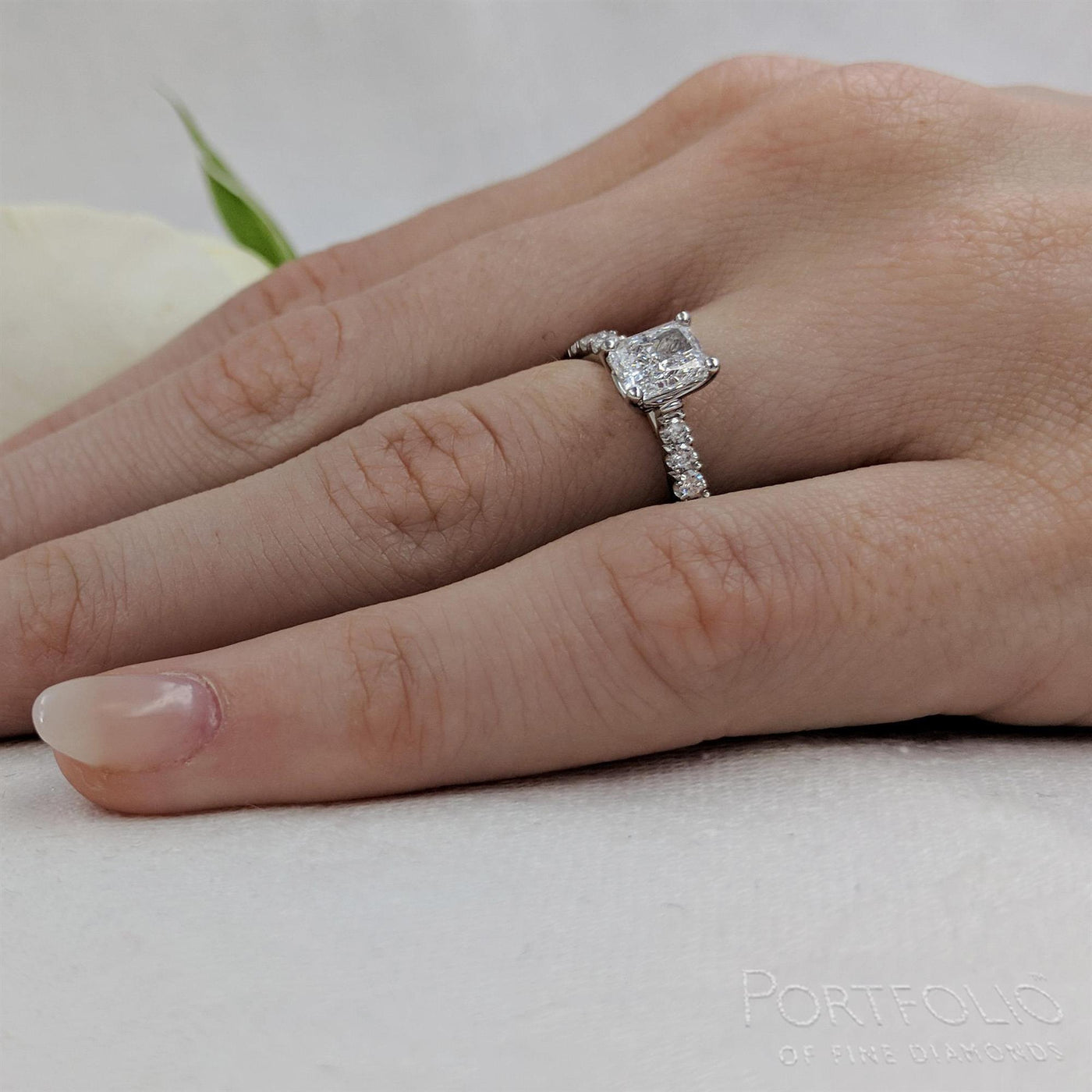 Solitaire 1.01ct G SI1 Diamond Platinum Ring