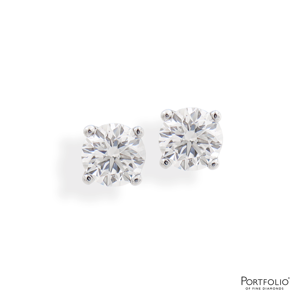 0.20ct Diamond Platinum Earrings
