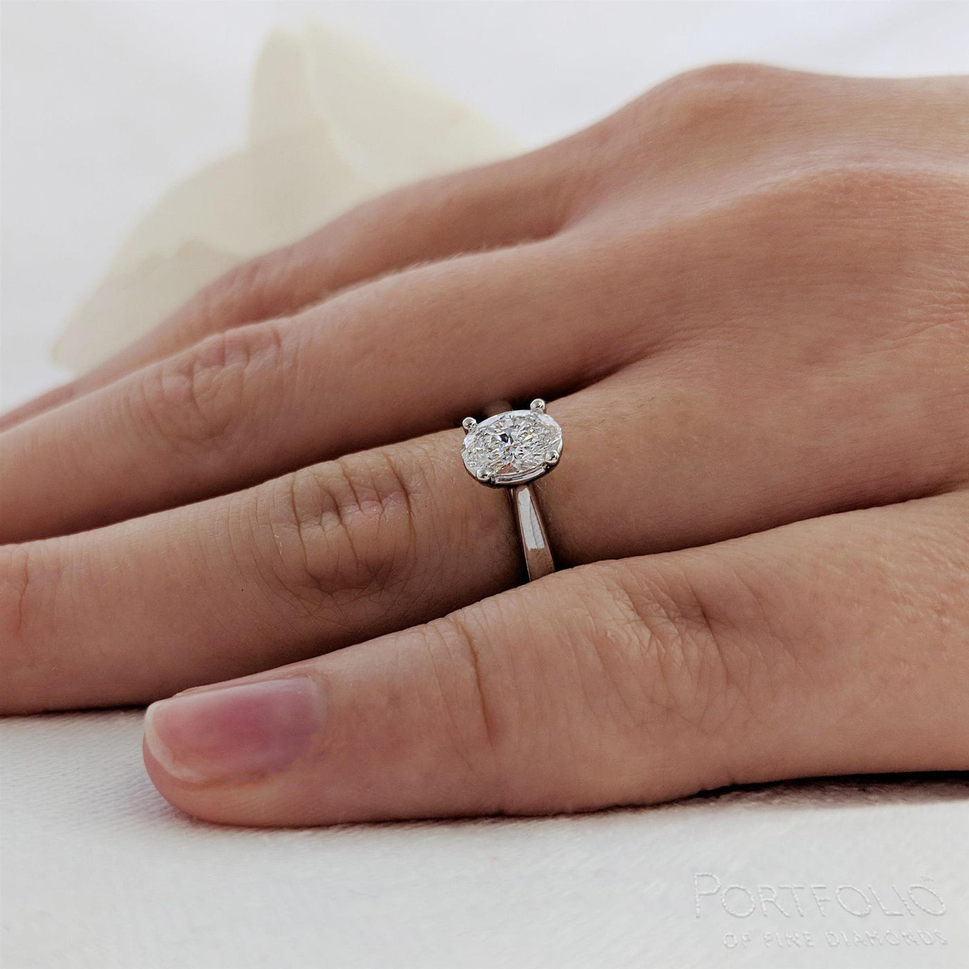 Solitaire 0.50ct E SI1 Diamond Platinum Ring
