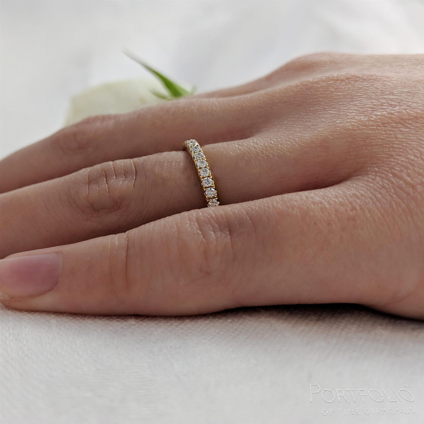0.29ct Diamond Yellow Gold Wedding Ring
